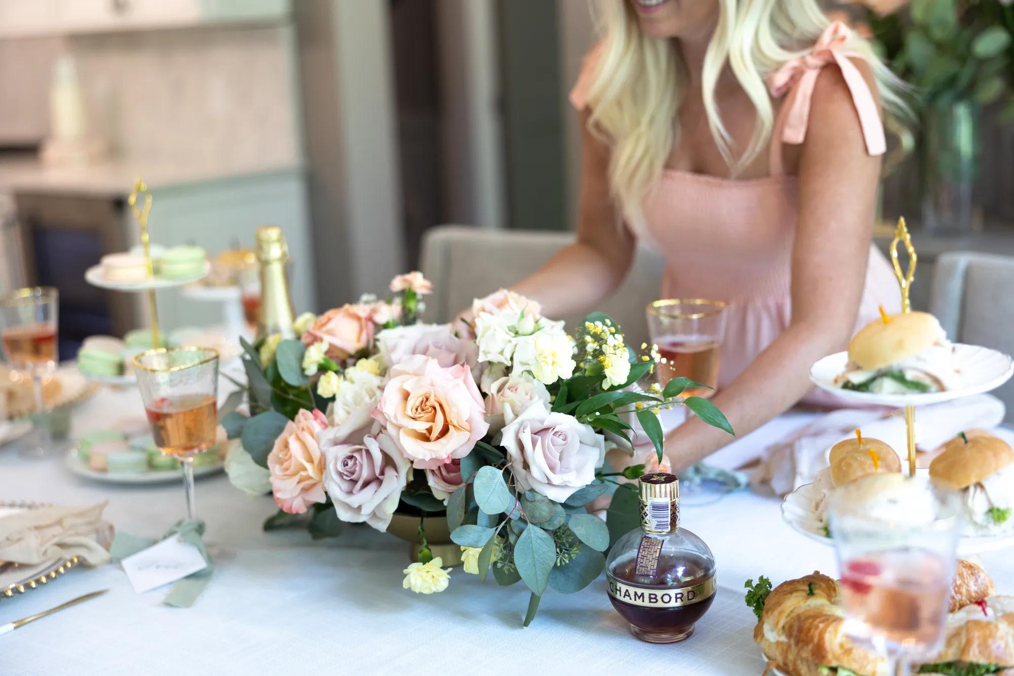 A beautifully decorated place setting in a New Drees Home