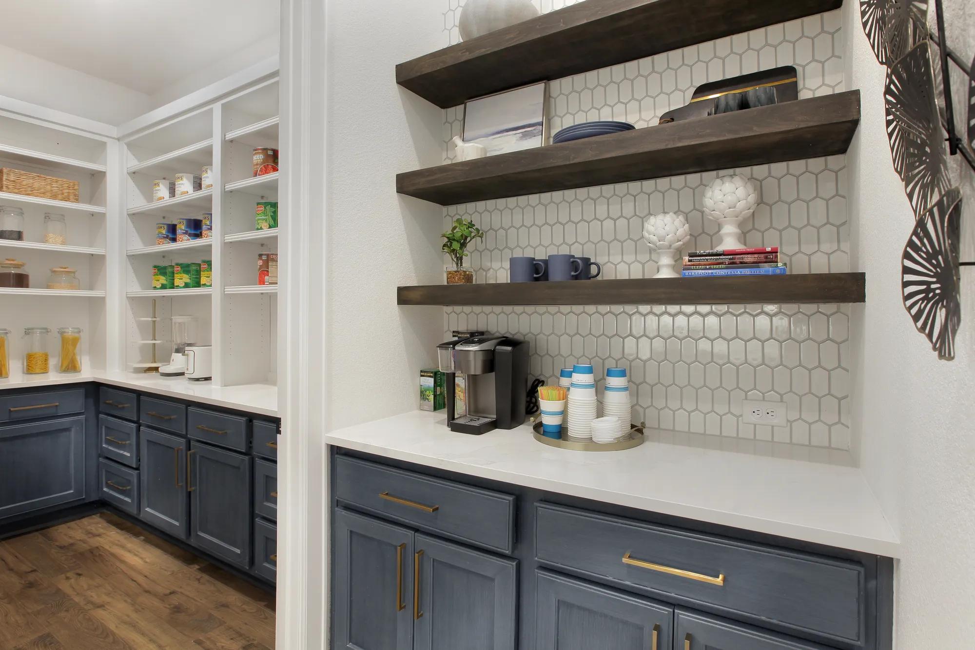 coffee bar and pantry