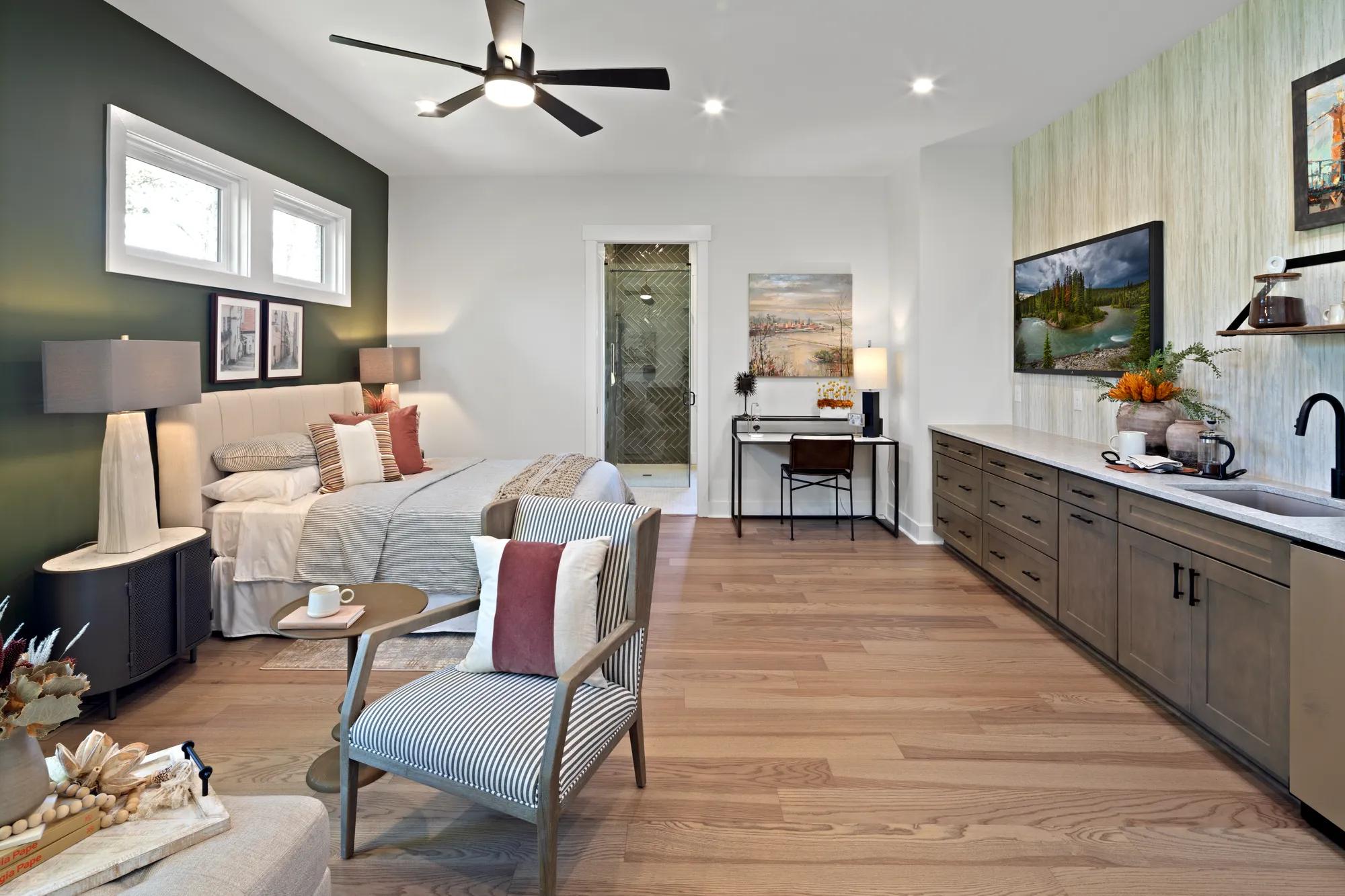 Independent Living Suite with sitting area and kitchenette