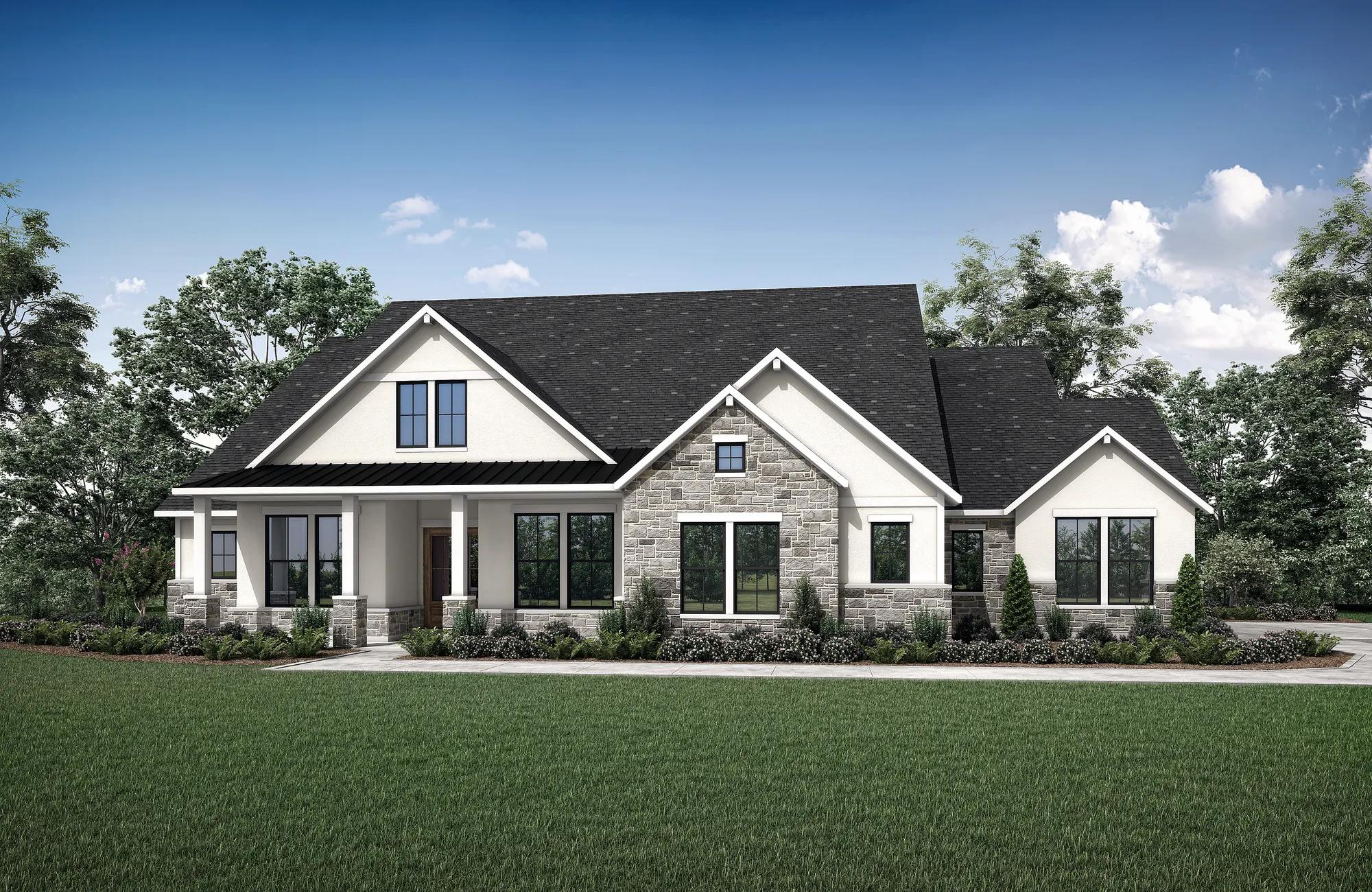 Custom Home Floor Plans | Build On Your Lot Dallas, TX | The Marley IV, image size:2000x1300