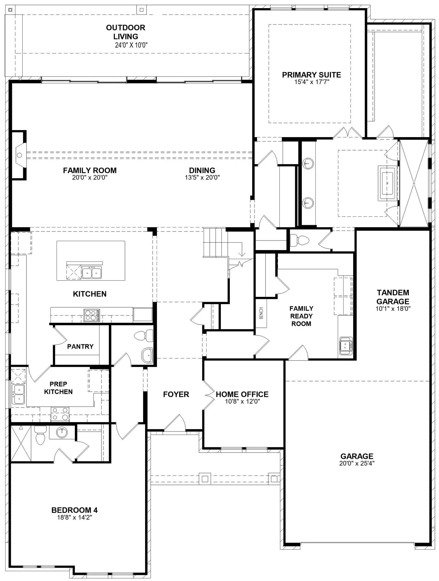 Grantley floor plan drawing