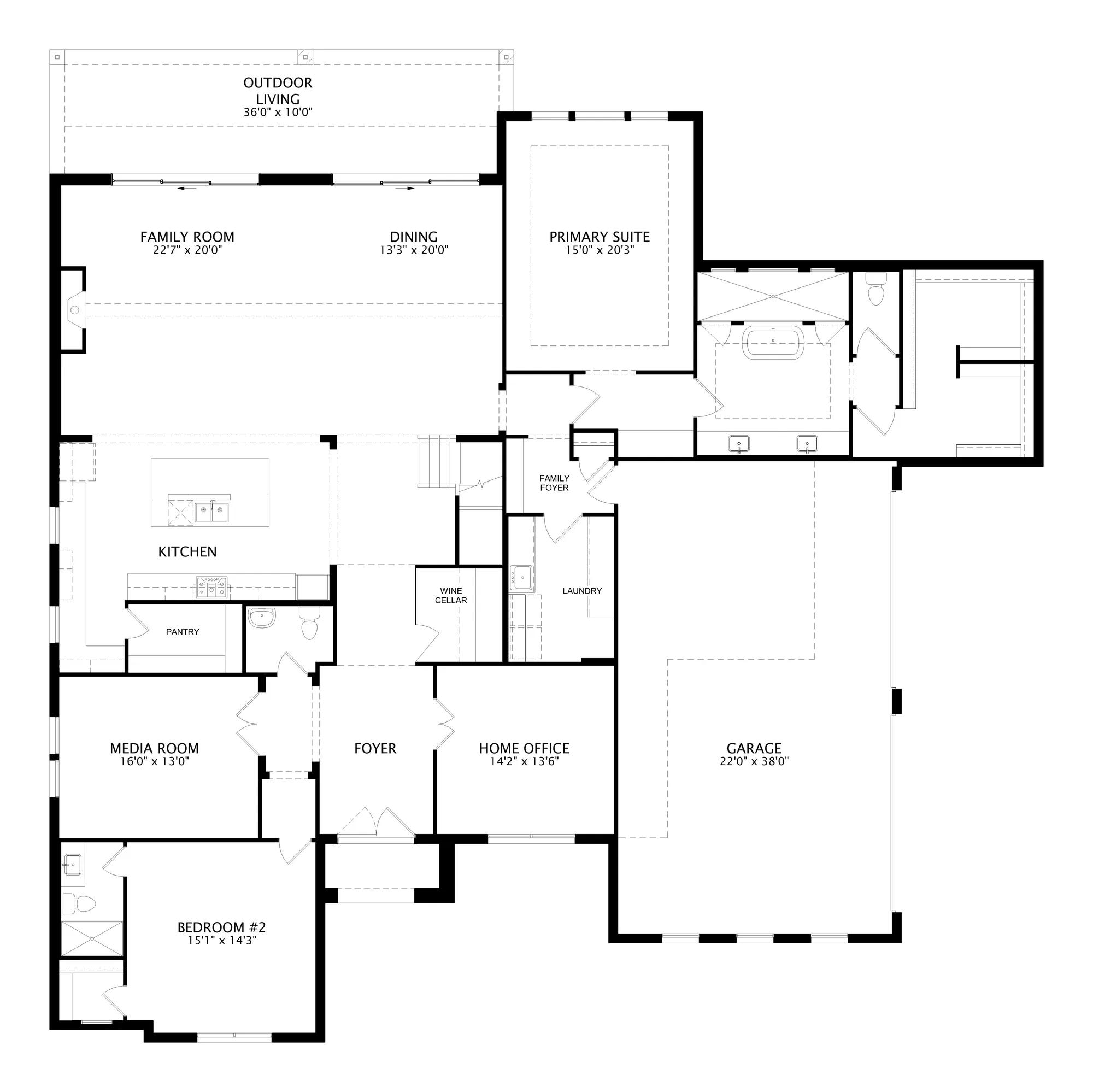 Grantley IV floor plan drawing