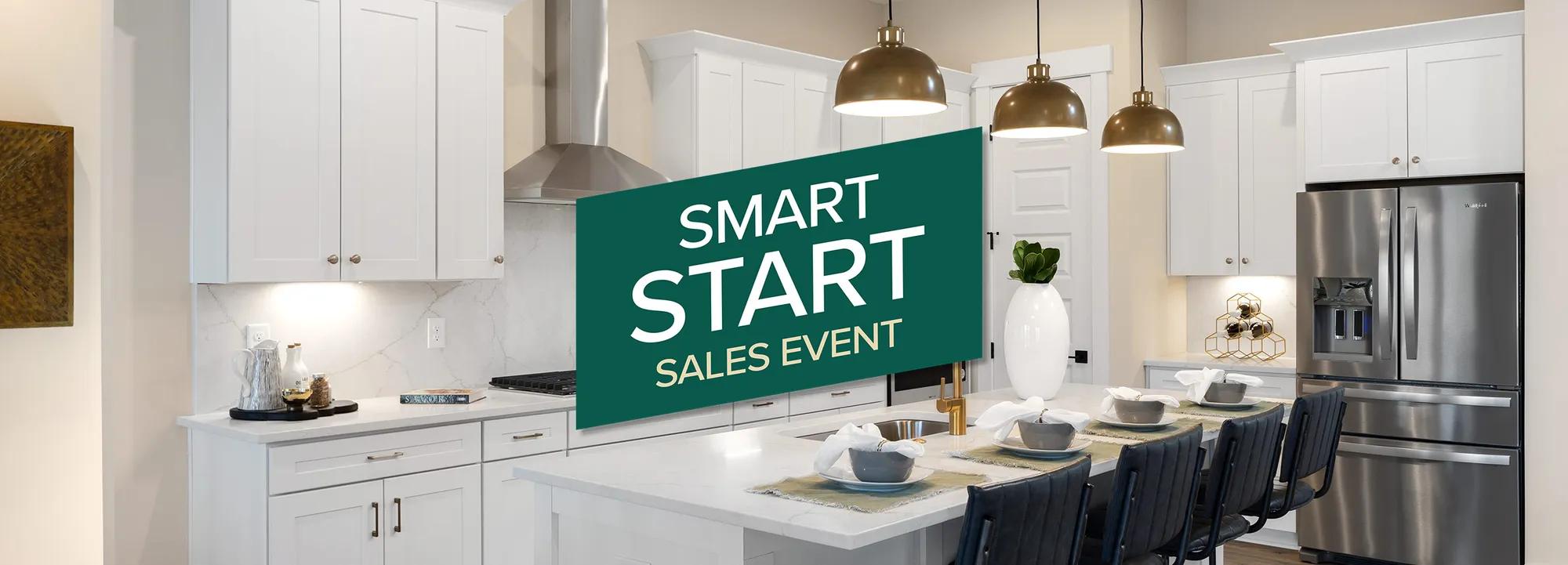 2026 Smart Start Sales Event landing page header graphic