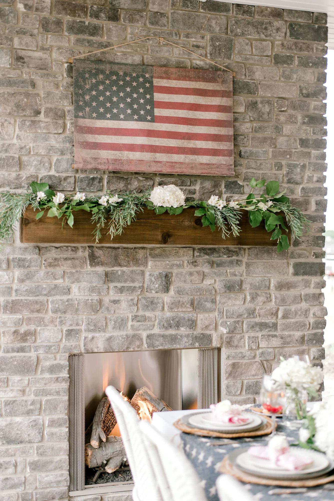 A patriotic 4th of July celebration in a custom Drees Home