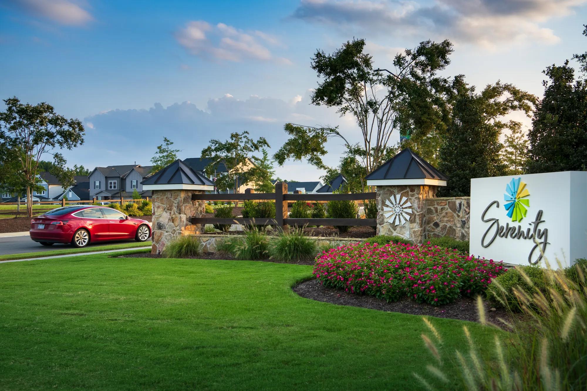 new home community entrance monument