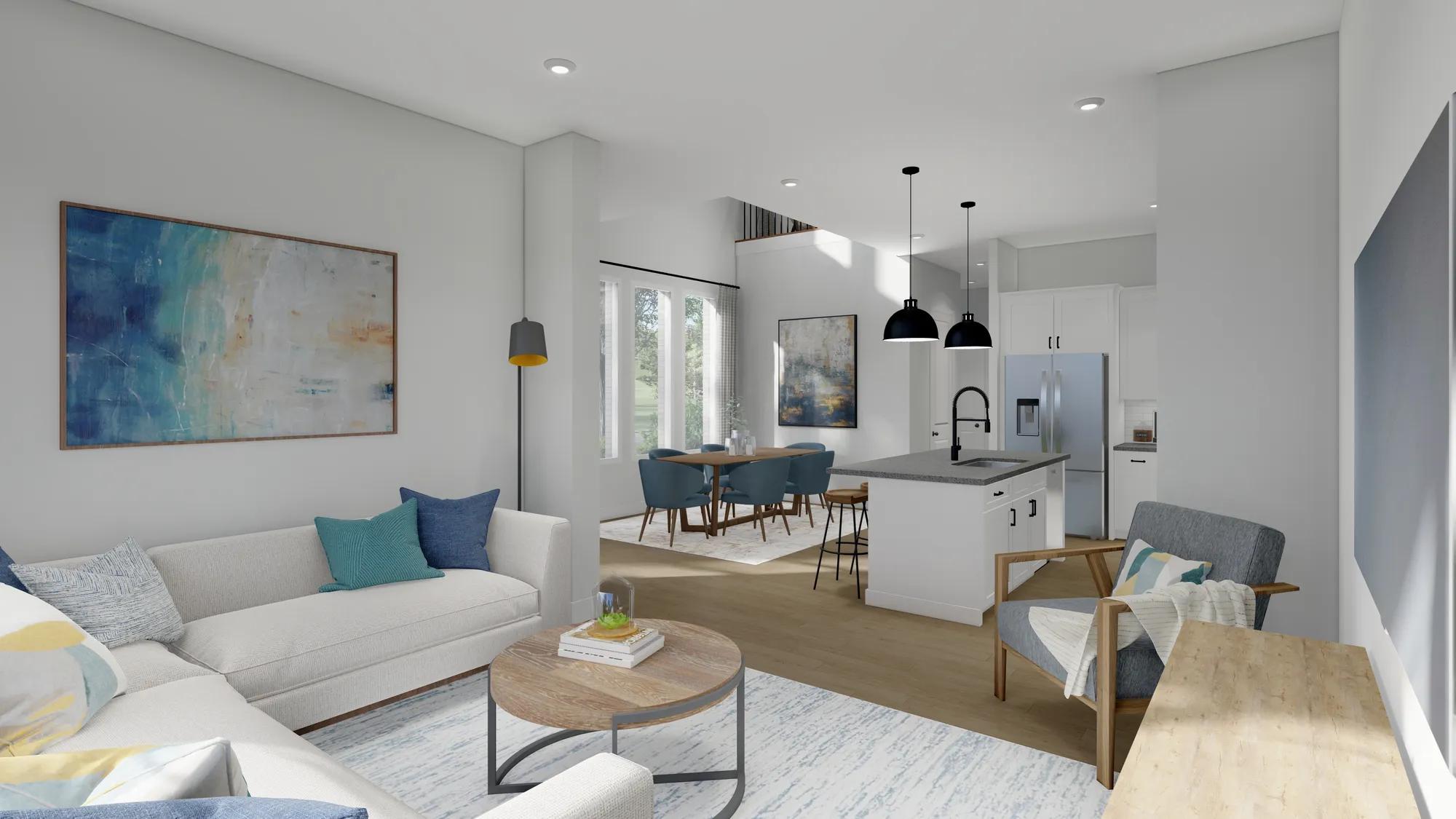 New Townhome Floor Plans | The Larson at Chelsea Commons