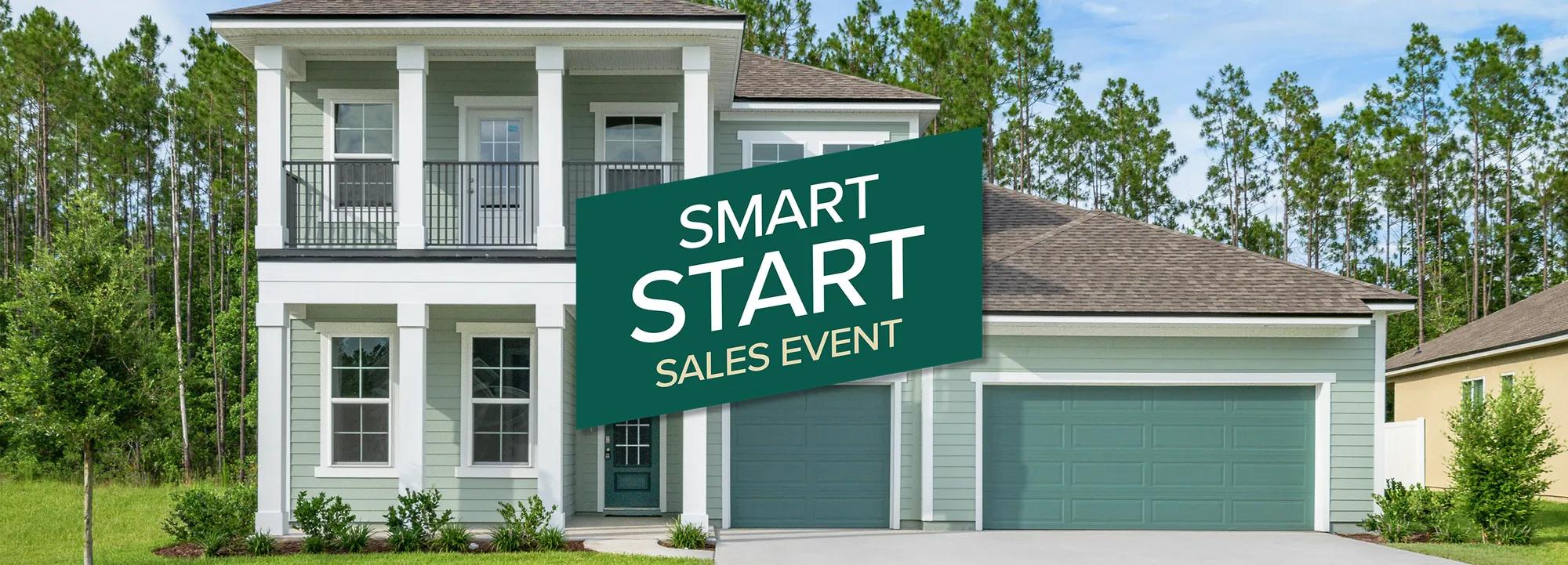 2026 Smart Start Sales Event landing page header graphic