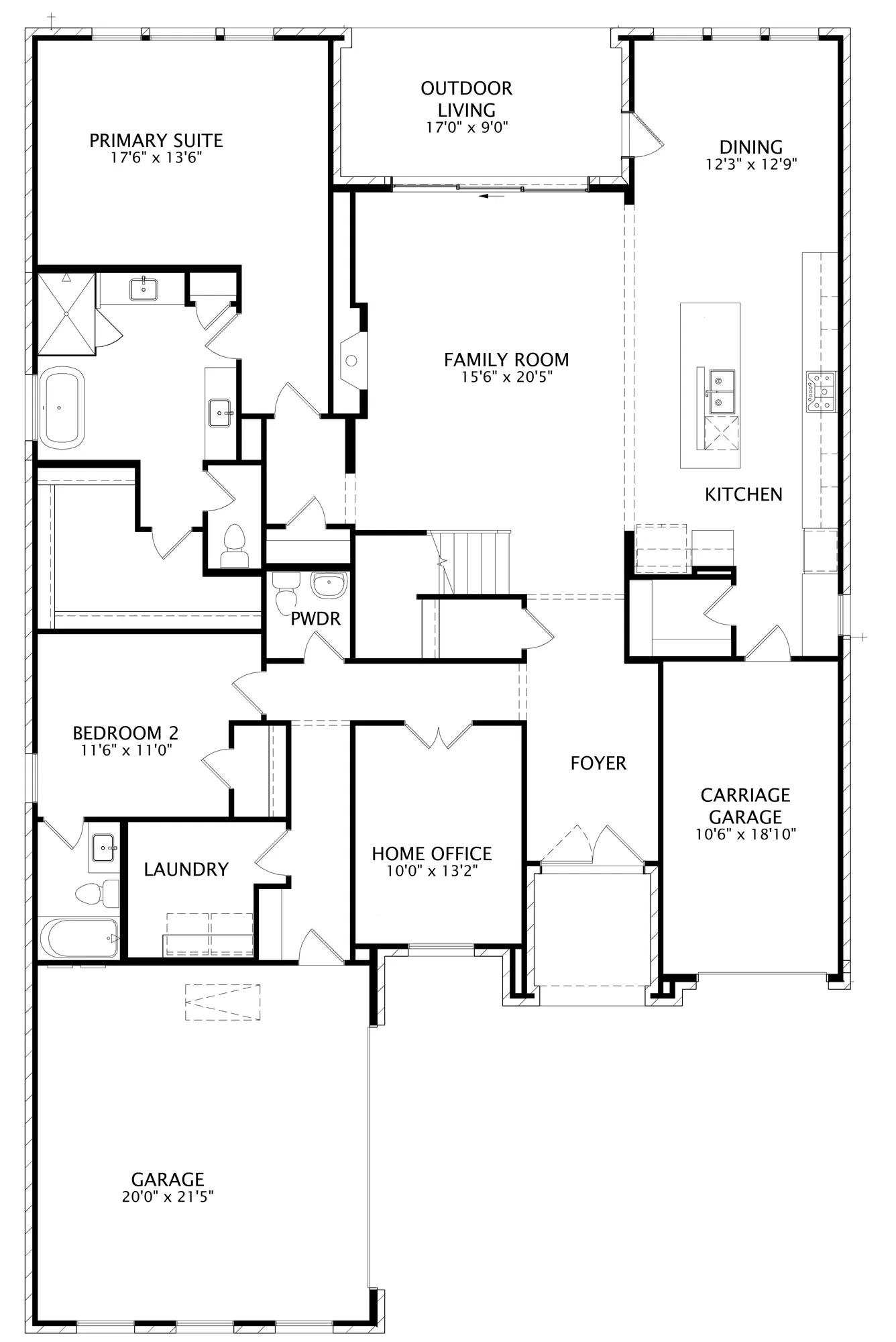Davis floor plan drawing