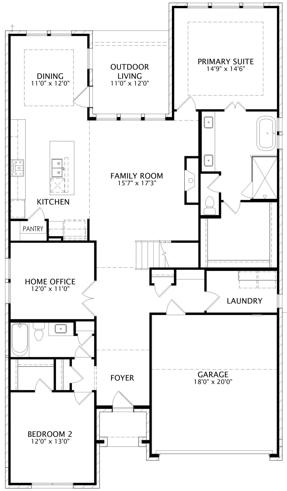 Albert II floor plan drawing