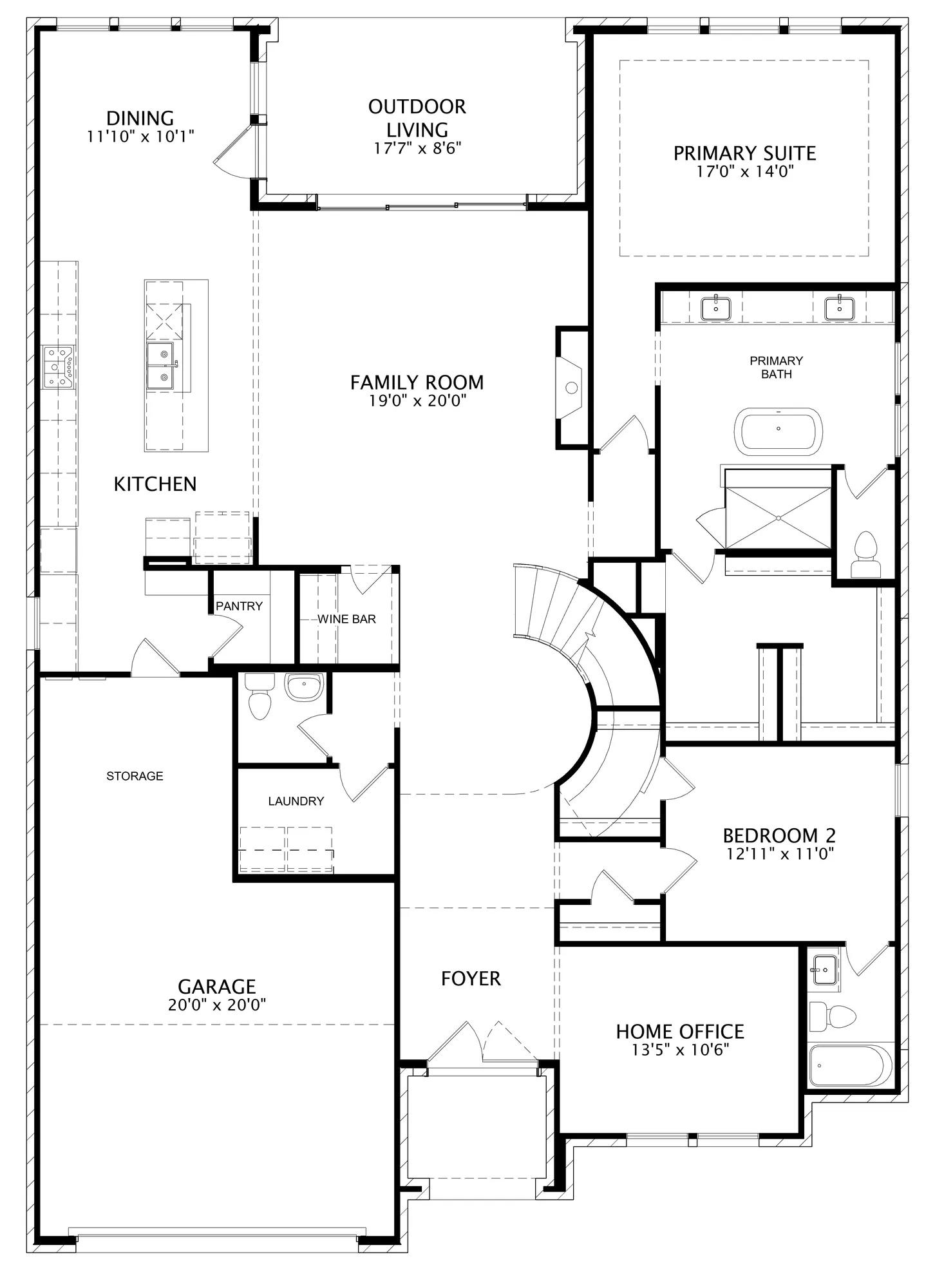 Wagner floor plan drawing