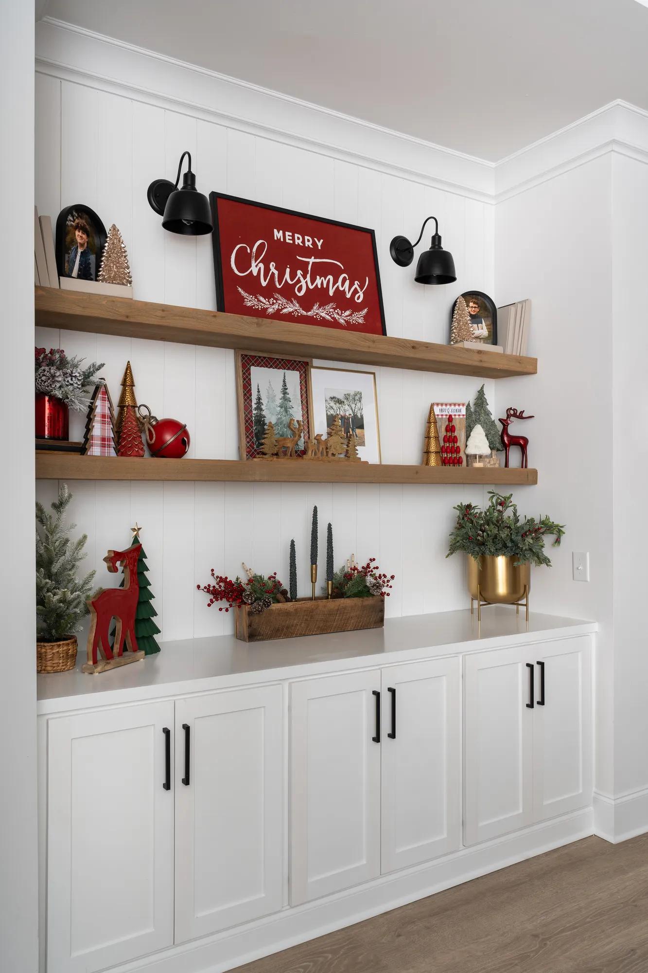 Stacey Collins- Holiday decorated custom Drees home