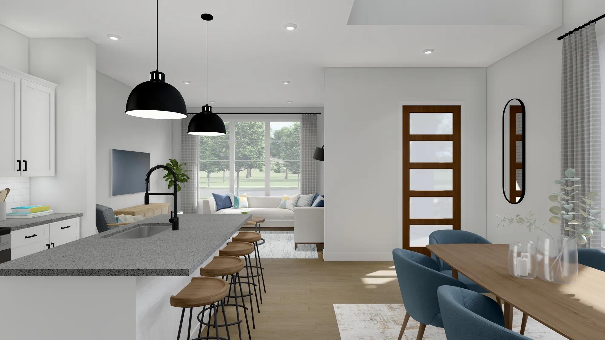 New Townhome Floor Plans | The Larson at Chelsea Commons