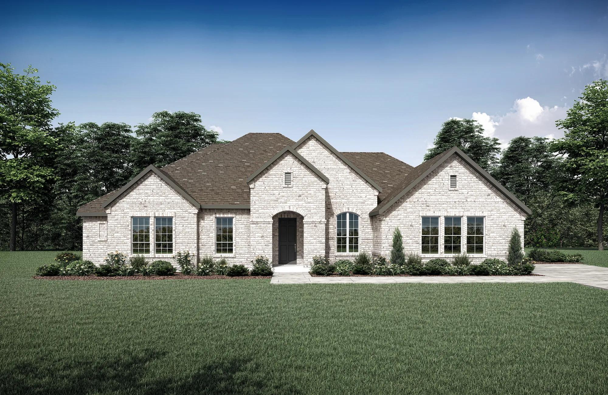 Custom Home Floor Plans | Build On Your Lot Austin, TX | The Amber, image size:2000x1300
