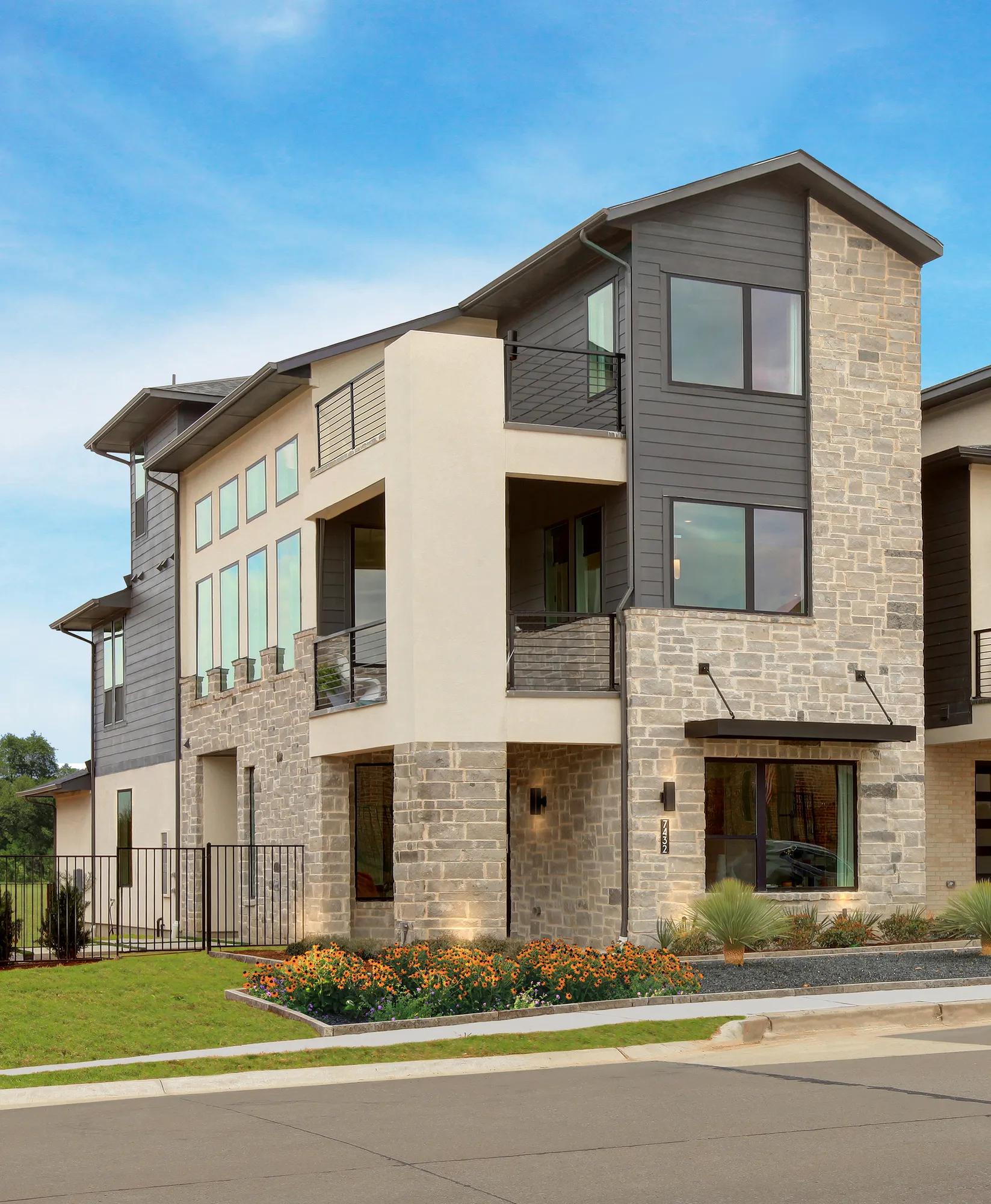 custom home with contemporary style