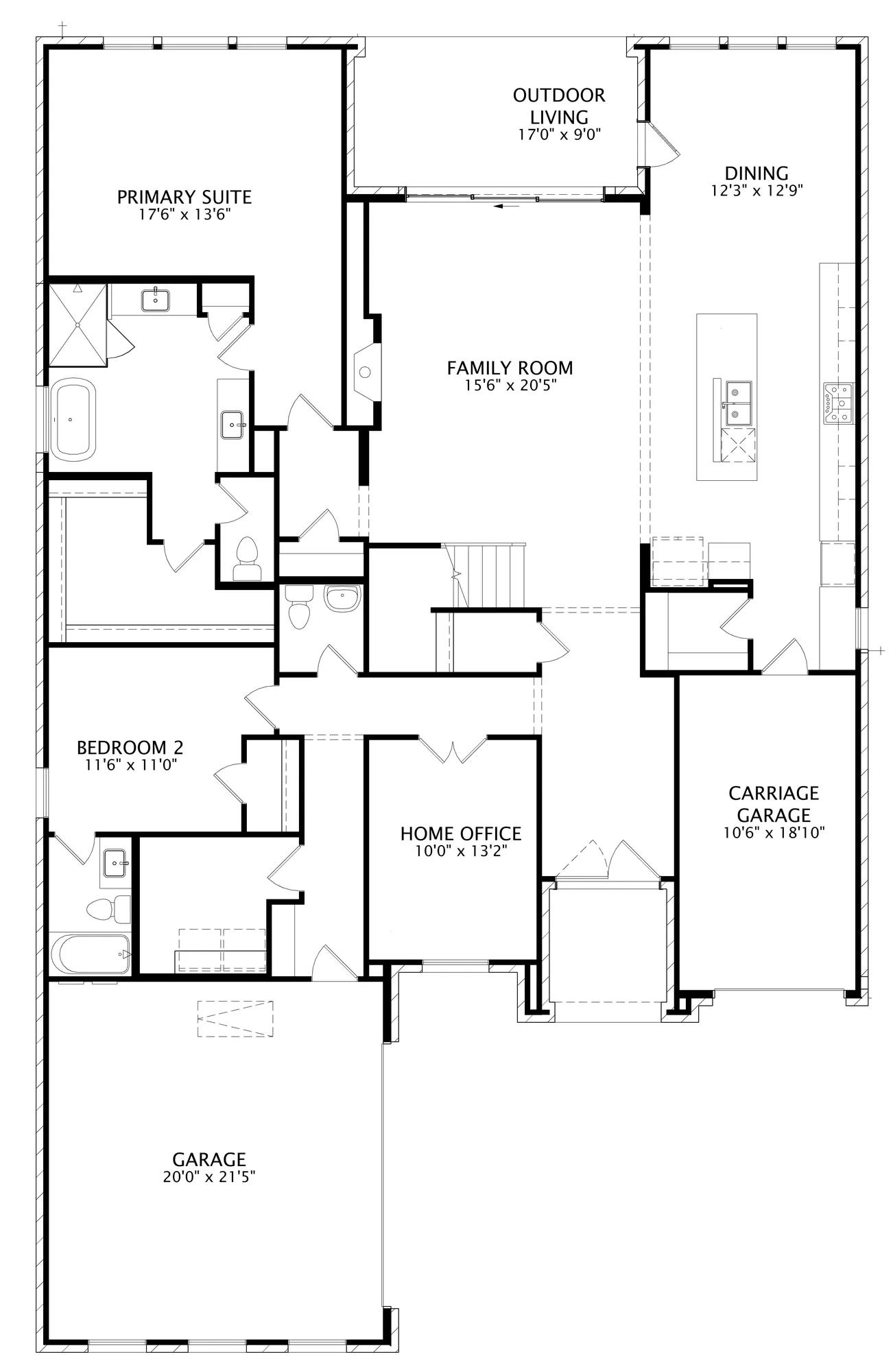 Davis floor plan drawing