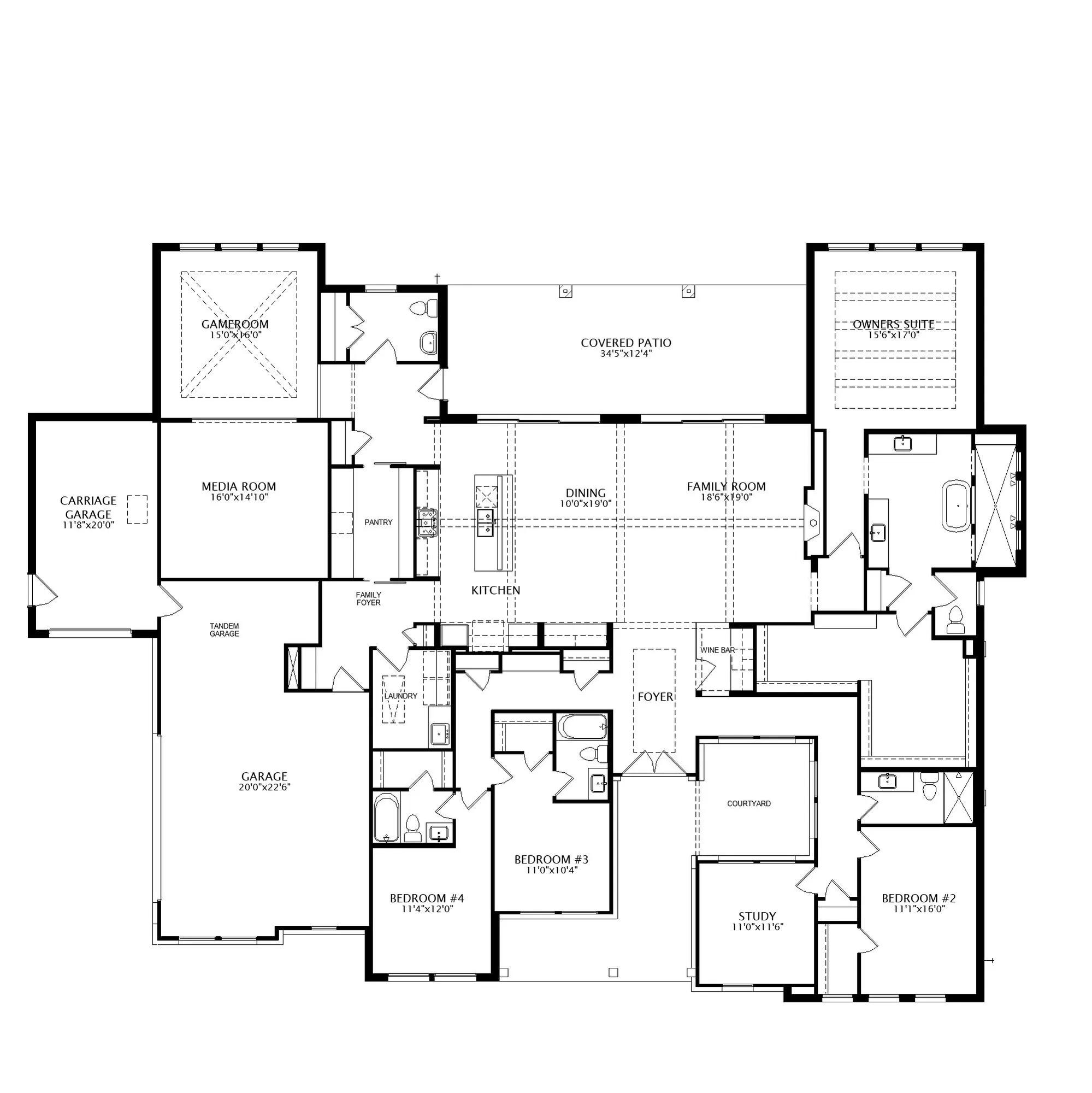 Grandview floor plan drawing
