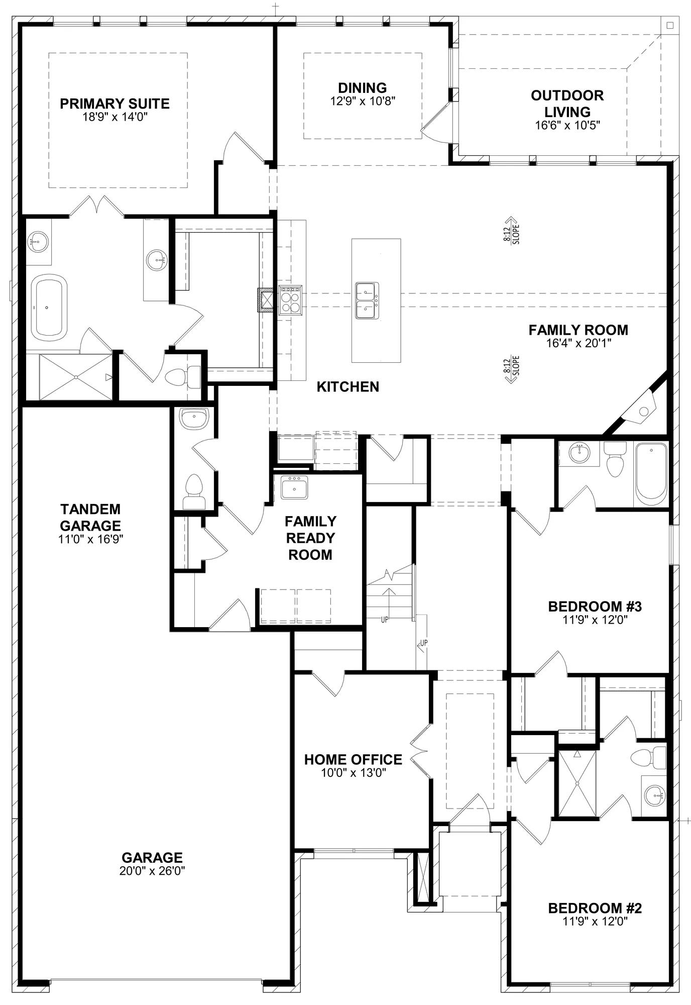 Presley floor plan drawing