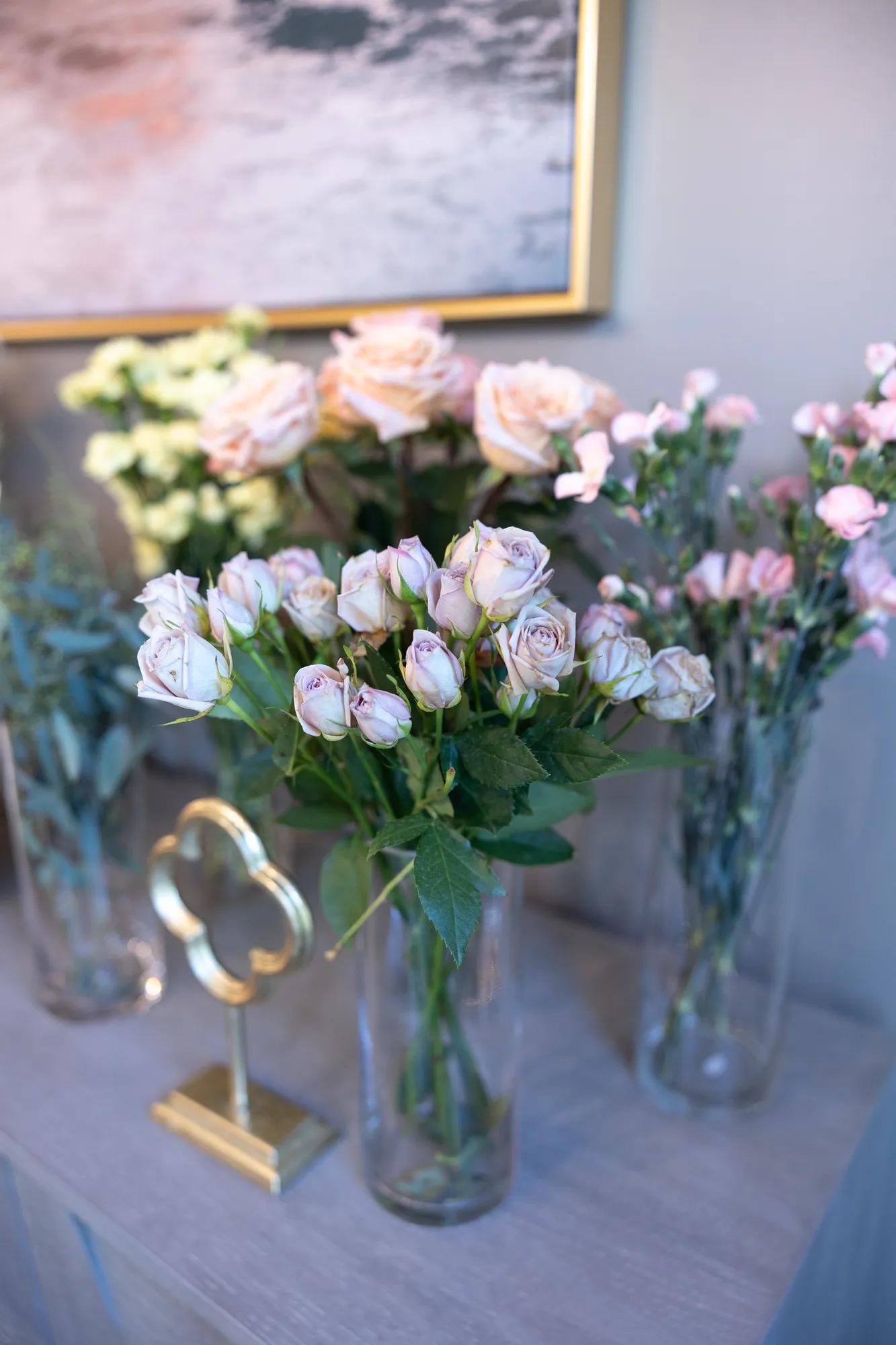 Gorgeous flower arrangements a Drees Home event