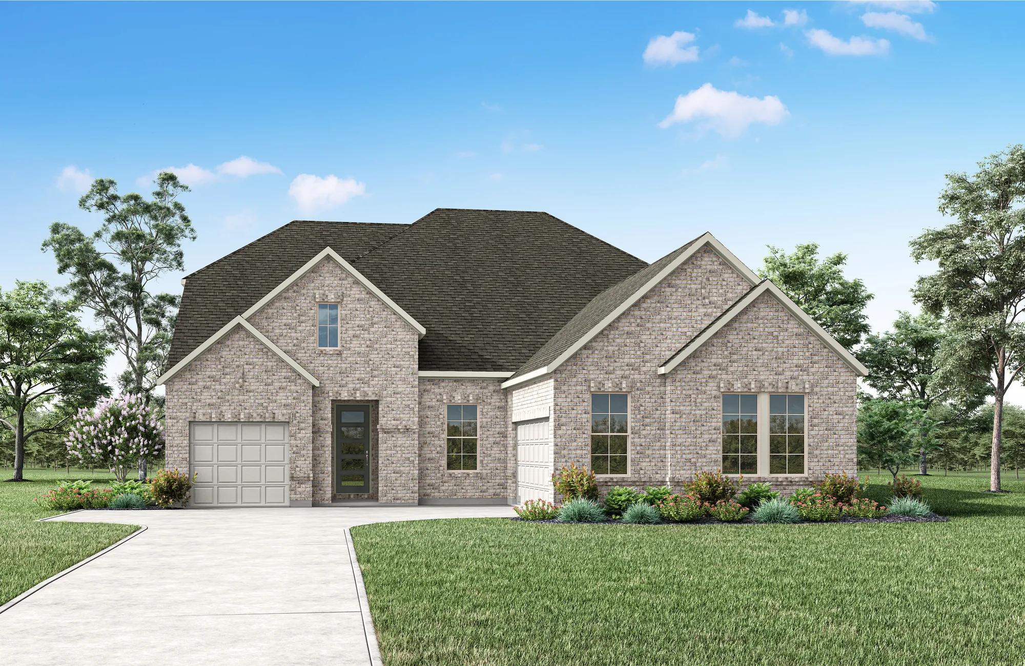 New Home Floor Plans | The Locklan at Homestead 62 in Rockwall, TX